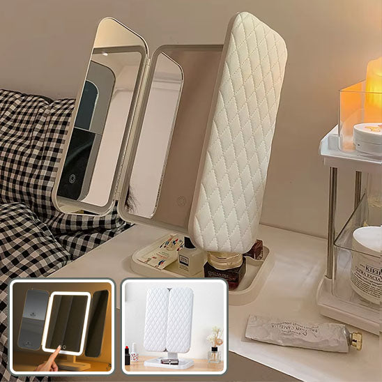 Miroir Maquillage Lumineux LED Batterie Rechargeable : Votre Allié Beauté Polyvalent
